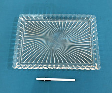 Rectangular crystal serving d'occasion  Expédié en Belgium