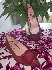 Heine slipper bordeaux gebraucht kaufen  Tauberbischofsheim