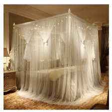 Cortina de cama mosquiteiro cabeça de gaze estilo palácio princesa camada cortina de gaze comprar usado  Enviando para Brazil