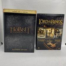 Usado, Hobbit Motion Picture Trilogy Extended Edition + LOTR DVD Boxset Mint comprar usado  Enviando para Brazil