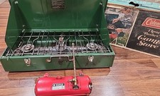 FOGÃO DE ACAMPAMENTO COLEMAN 426D 3 QUEIMADORES 5/1979 comprar usado  Enviando para Brazil