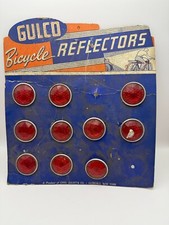 Usado, Refletores de bicicleta vintage Gulco 1 1/2" com embalagem de exibição comprar usado  Enviando para Brazil