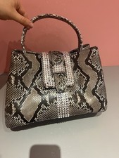 gray snakeskin purse for sale  USA