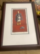 framed bullas print signed for sale  Brentwood