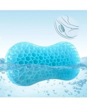 Travesseiros de banho gel gel gelatina iluminados pelo sol, travesseiro lombar para banheira, suporte para costas azul comprar usado  Enviando para Brazil