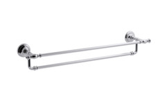 Kohler K-72570-CP Artefatos 24" Trilho de Barra de Toalha de Parede Dupla Cromado Polido NOVO comprar usado  Enviando para Brazil