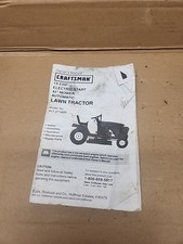 Owner manual sears for sale  Evansdale