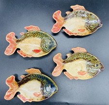 Pier 1 Pratos de Molho em Forma de Peixe Porta-Saquinhos de Chá Conjunto de 4 Pratos de Sushi Excelente Estado Usado! comprar usado  Enviando para Brazil