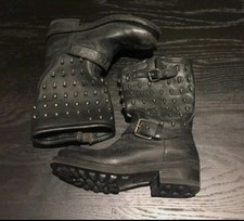 Stivali biker teschio usato  Spedire a Italy