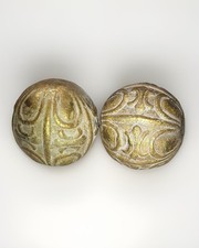 Tapete de cerâmica vintage bolas decoração para casa dourado Fleur De Lis salão barroco comprar usado  Enviando para Brazil