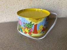 Bateria infantil vintage. Brinquedo de lata. Instrumento musical. Feito na Alemanha comprar usado  Enviando para Brazil