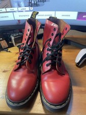 Martens red size for sale  THATCHAM