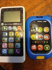 Usado, 2 Smartphones Baby King Blue Cell Brinquedo Infantil Luzes de Conversa Música Sons Anéis comprar usado  Enviando para Brazil