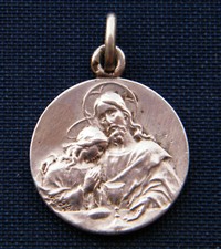 Médaille religieuse ancienne d'occasion  Pont-Évêque