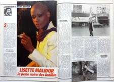 Lisette Malidor => Corte De Prensa 2 Páginas 1984 / French Recorte de Prensa, usado comprar usado  Enviando para Brazil