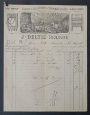 Invoice 1882 toulouse d'occasion  Expédié en Belgium