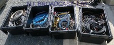 4x caixas grandes de áudio XLR e cabos fantasma/conector de linha etc, usado comprar usado  Enviando para Brazil