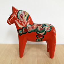 Wooden dala horse for sale  GUILDFORD