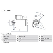 Bosch anlasser daewoo gebraucht kaufen  Idar-Oberstein