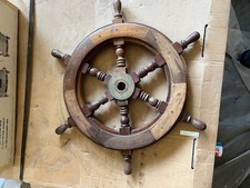 Hardwood ship steering for sale  CHELMSFORD