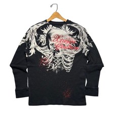 Usado, Xtreme Couture Skeleton Bones Crazy AOP Y2K térmico G comprar usado  Enviando para Brazil