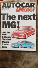 Autocar jan 1989 for sale  BRIDGWATER