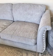 Sofa light grey for sale  WIRRAL