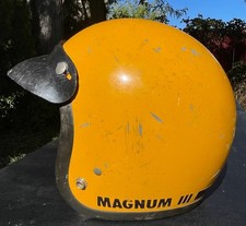 Usado, Capacete de motocicleta vintage BELL MAGNUM III amarelo rosto aberto 6 3/4 comprar usado  Enviando para Brazil