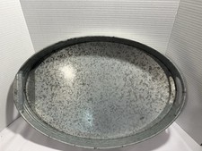 Galvanized oval serving for sale  Kannapolis