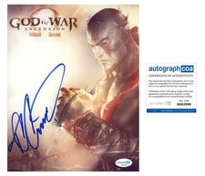 T.C. Foto ACOA Carson "God of War: Ascension" autografada TC 'Kratos' 8x10 comprar usado  Enviando para Brazil