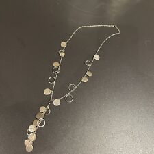 Silver necklace silver for sale  LONDON
