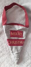 Material merry christmas for sale  MANNINGTREE
