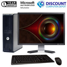 Computador desktop Dell OptiPlex Core 2 4GB 250GB HD Windows 10 PC WIFI 19" LCD comprar usado  Enviando para Brazil