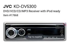 Receptor de DVD/CD com amplificador MOSFET integrado Jvc Kd-Dv5300 player de inserção de áudio para carro comprar usado  Enviando para Brazil