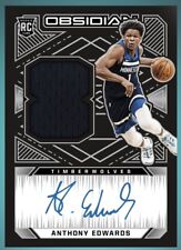 2020 Obsidian autógrafo remendo de novato RC-ANTHONY EDWARDS (cartão digital Panini DUNK, usado comprar usado  Enviando para Brazil