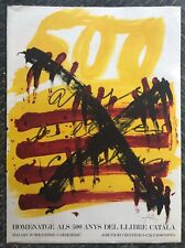Antoni tapies homenatge d'occasion  Paris XX