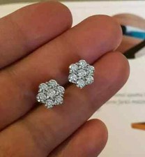 Round moissanite flower for sale  Houston