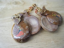 Vintage wooden castanets for sale  WALSALL