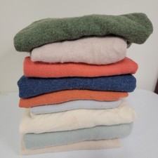 Lote de 9 suéteres de cashmere defeituosos para artesanato material de costura cortador de tecido upcycle comprar usado  Enviando para Brazil