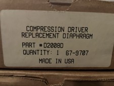 Eminence compression driver for sale  ENFIELD