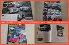 Mercedes 280 SE 3.5 W108 mit 200PS Literaturpaket - 2 komplette Zeitschriften comprar usado  Enviando para Brazil