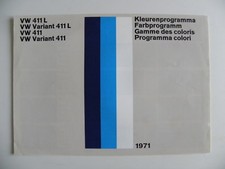 Brochure volkswagen 411 d'occasion  France