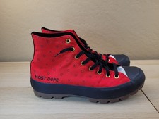 Usado, Tênis Converse Chuck Taylor All Star personalizado vermelho cano alto masculino tamanho 11 comprar usado  Enviando para Brazil