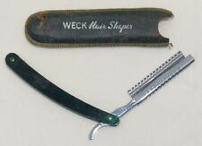 Modelador de cabelo vintage Weck com protetor de barbear verde lucite/alça acrílica comprar usado  Enviando para Brazil