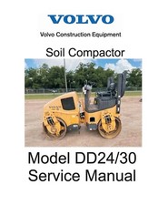 Manual de oficina de rolos compactadores Volvo DD24/DD30 comprar usado  Enviando para Brazil