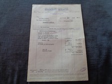 Fattura 1952 motocicletta usato  Varano Borghi