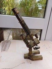 Antique brass microscope for sale  WITNEY