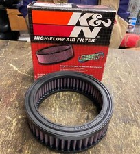 Filtro limpador de ar K&N Panhead Knucklehead J gancho redondo Linkert Harley E2470, usado comprar usado  Enviando para Brazil