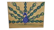 Original peacock canvas for sale  Patton