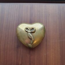 Solid brass heart for sale  ACCRINGTON